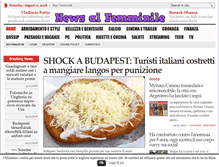 Tablet Screenshot of newsalfemminile.it